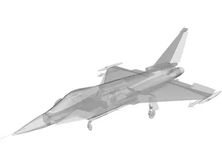 Eurofighter 2000 3D Model