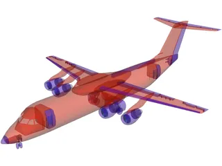 British Aerospace BAe 146 3D Model