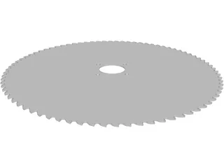 Table Saw Blade 10 inch 3D Model