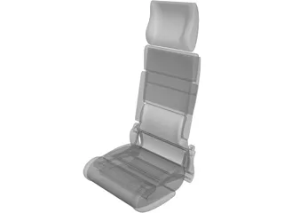 Coach Seat 3D Model