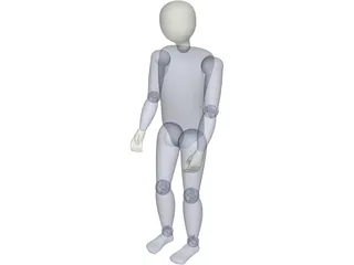 Man Standing 3D Model