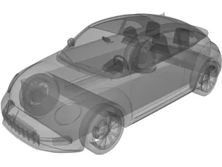 Volkswagen Beetle 2.0 TSi 3D Model