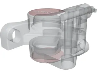 Hayes Disk Brake Caliper 3D Model