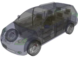 Honda Odyssey (2009) 3D Model