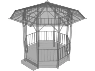 Pergola 3D Model