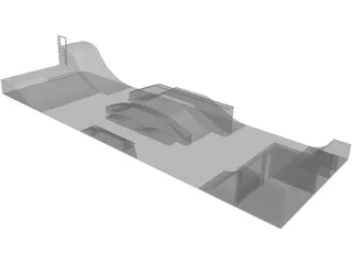 Skatepark Compact 3D Model