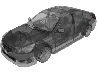 Subaru Legacy (2010) 3D Model