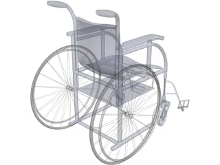 Wheelchair 3D Model