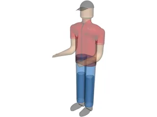 Workman 3D Model