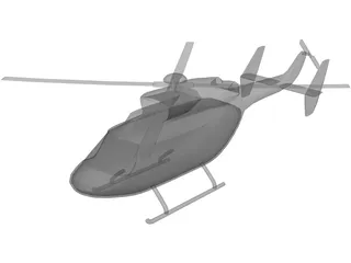 Eurocopter BK-117 3D Model