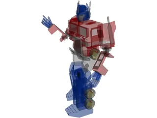 Transformers Optimus Prime 3D Model