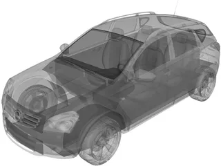 Nissan Qashqai (2009) 3D Model