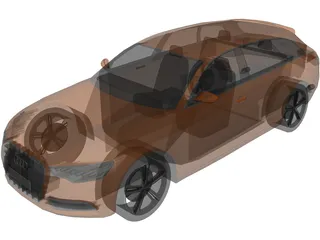 Audi A6 Avant (2012) 3D Model