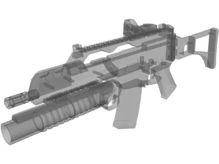 H&K G36 3D Model