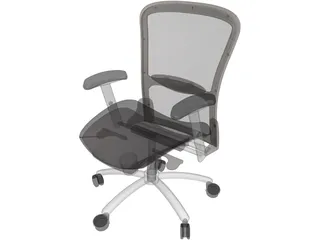 Executive Office Chair Electra 3D Model