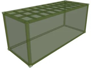 Container 20ft 3D Model