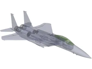 McDonnell Douglas F-15E 3D Model