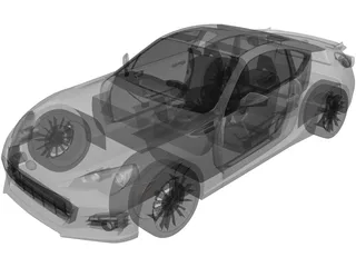 Subaru BRZ 3D Model