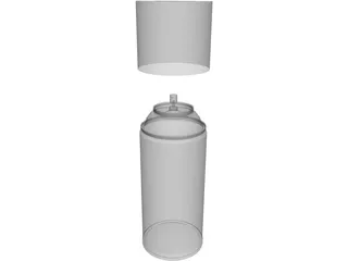 Spray Can 3D Model