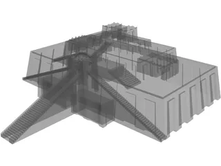 Ziggurat of Ur 3D Model