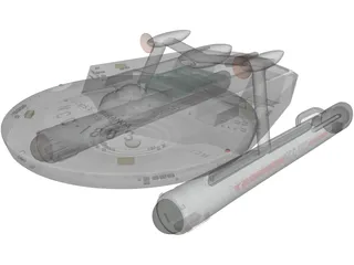 USS Miranda 3D Model