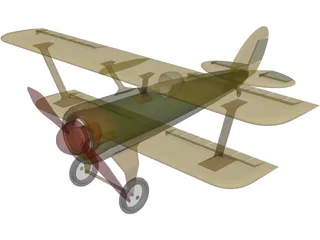 Heinrich Pursuit Fighter 3D Model