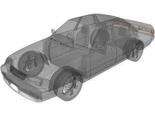 Toyota Mark II (X81) 3D Model