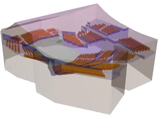 Berlin Philharmonie 3D Model