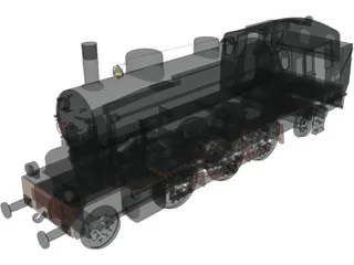 CC201 Locomotive 3D Model