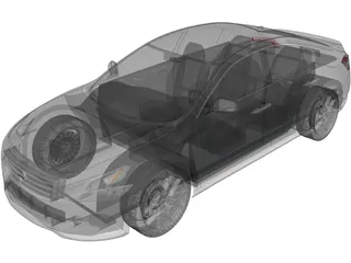 Nissan Maxima (2011) 3D Model