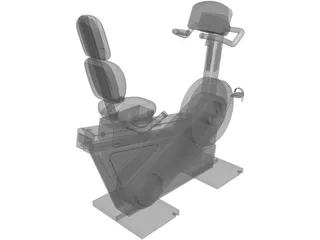 Exercise Cycle 3D Model