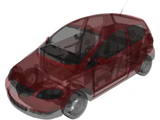 Volkswagen Fox 3-Door (2003) 3D Model