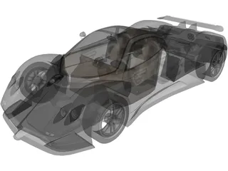 Pagani Zonda C12 3D Model