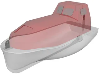 Life Boat 3D Model