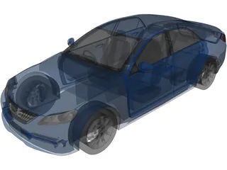 Toyota Mark X 3D Model