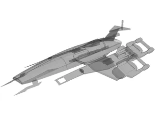 Mass Effect Normandy SSV SR1 3D Model