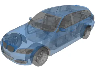 BMW 330i Touring (2011) 3D Model