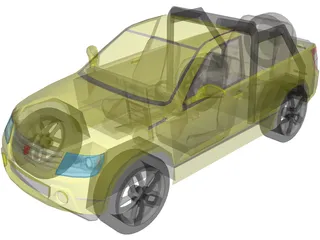 Suzuki Grand Vitara Convertible 3D Model