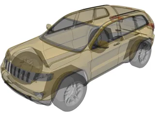 Jeep Grand Cherokee (2012) 3D Model