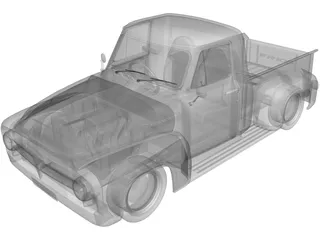Ford F100 (1955) 3D Model