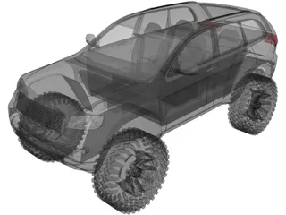 Jeep Grand Cherokee Off-Road Edition (2012) 3D Model