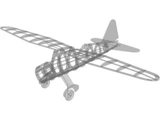 Westland Lysander 3D Model