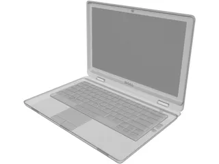 Dell Notebook 3D Model