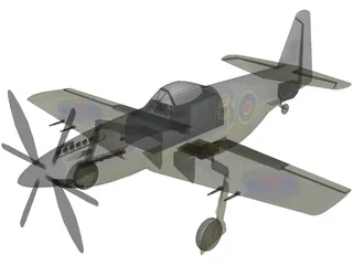 Martin Baker MB 5 3D Model