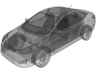 Hyundai Solaris 3D Model