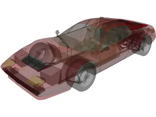 Ferrari 512BB Berlinetta Boxer 3D Model