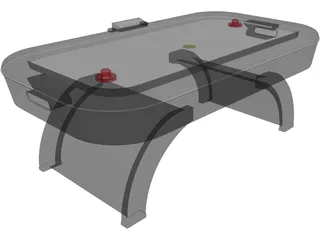 Aero Hockey 3D Model