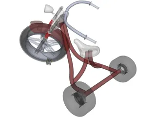 Kids Trike 3D Model
