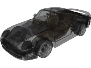 Porsche 959 (1987) 3D Model