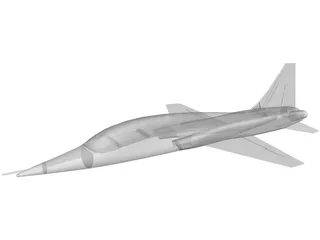 Northrop T-38 Talon 3D Model